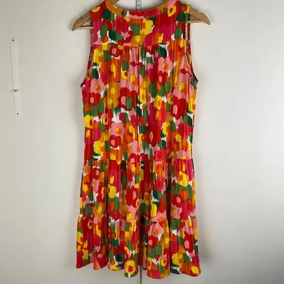 Tuckernuck Pomander Place Kenzo Magnolia Watercolor Dress Size Small - Picture 10 of 14